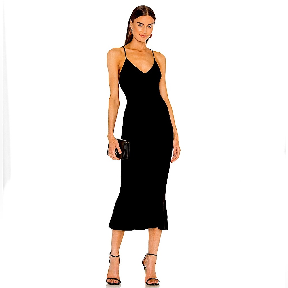 NWT Norma Kamali Fishtail Slip Dress